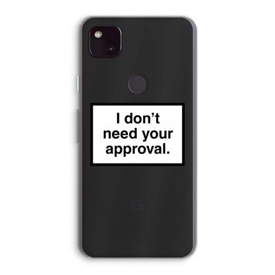 Don't need approval: Google Pixel 4a 5G Transparant Hoesje