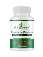 Livinggreens Cranberry met D-Mannose 120 Tabletten