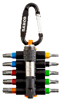 Bahco Sticky Bits | 59S/TCS11-1 - Gekleurde Torxbits met magnetische bithouder