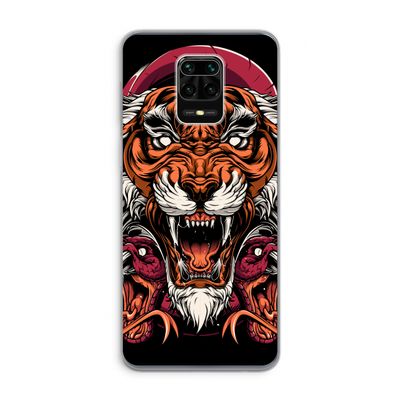 Tiger and Rattlesnakes: Xiaomi Redmi Note 9 Pro Transparant Hoesje