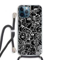 Vexx Black City : iPhone 12 Pro Transparant Hoesje met koord