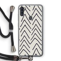 Marrakech Arrows: Samsung Galaxy A11 Transparant Hoesje met koord