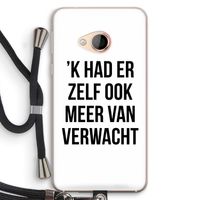 Meer verwacht: HTC U Play Transparant Hoesje met koord