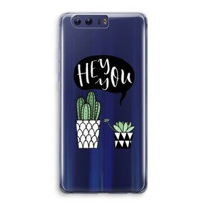 Hey you cactus: Honor 9 Transparant Hoesje