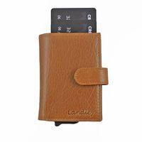 Landley Creditcardhouder met Muntgeldvak RFID - Cognac - thumbnail