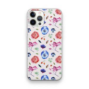 Bloemetjes: iPhone 12 Pro Transparant Hoesje