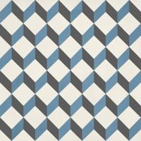 JOS. Hidro VLtegel Decor 197X197 Upsidedown Blue 8.3mm Mat