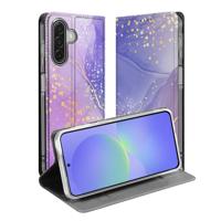 Flip Style Cover Samsung Galaxy A17 Watercolor Paars