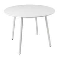 Tuintafel Elisa rond - wit - ⌀95x71 cm