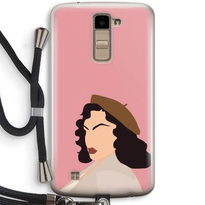 Confidence: LG K10 (2016) Transparant Hoesje met koord