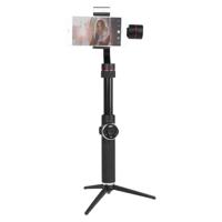 AFI V5 Smooth 3-assige handheld aluminium borstelloze Gimbal stabilisator met statief mount & Invullicht voor smartphones binnen 6 inch ondersteuning