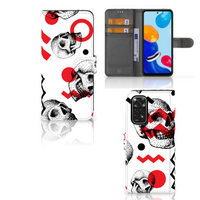 Telefoonhoesje met Naam Xiaomi Redmi Note 11/11S Skull Red