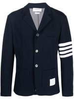 Thom Browne blazer à bandes signature - Bleu - thumbnail