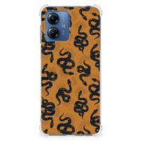 Case Anti-shock voor Motorola Moto G14 Snakes