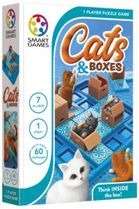SmartGames Cats & Boxes leerspel Nederlands, 1 speler, Vanaf 7 jaar, 60 opdrachten