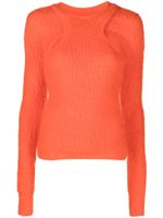 ISABEL MARANT pull à découpe - Orange