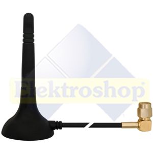 Eltako FA250 Funk-antenne met magneetvoet 250cm