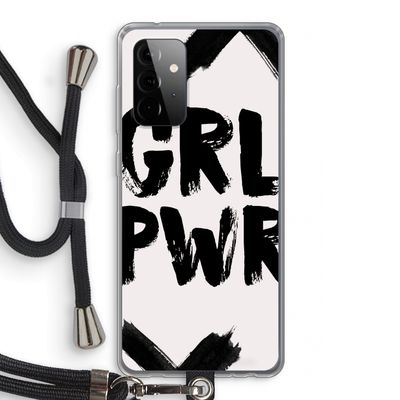 Girl Power #2: Samsung Galaxy A72 5G Transparant Hoesje met koord