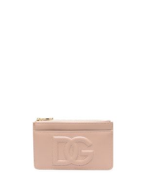 Dolce & Gabbana porte-monnaie zippé à logo DG - Tons neutres