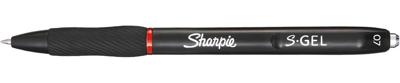 Sharpie S-gel roller, medium punt, rood