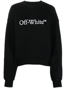 Off-White sweat Bookish en coton à logo imprimé - Noir