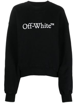 Off-White sweat Bookish en coton à logo imprimé - Noir