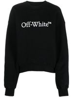 Off-White sweat Bookish en coton à logo imprimé - Noir