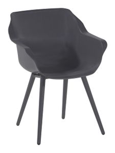 Hartman Tuinstoel 'Sophie Studio' met armleuning, kleur Antraciet
