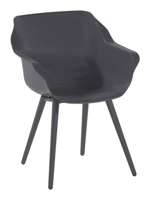 Hartman Tuinstoel 'Sophie Studio' met armleuning, kleur Antraciet
