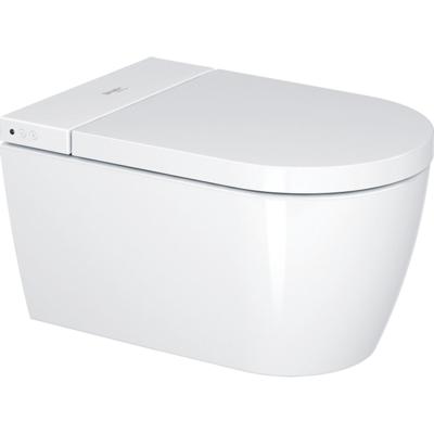 Duravit SensoWash Starck f douchewc compact met rimless wandcloset diepspoel 37.8x57.5cm met closetzitting wit 650002012004300
