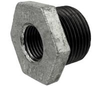 Kirchhoff Smeedbaar ijzer verloopstuk, verzinkt, 1 1/2"ET x 1 1/4"IT, (241) - 989778055
