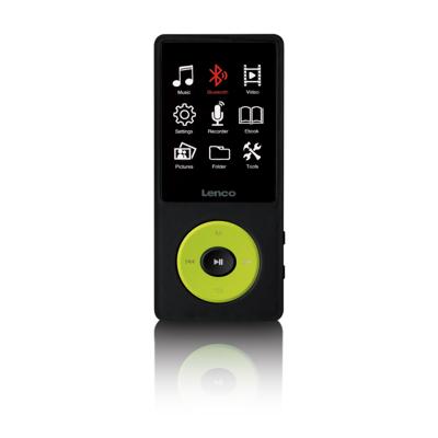 LENCO Xemio-860GN - MP3/MP4 speler met Bluetooth® en 8GB intern geheugen - Groen