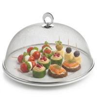 Excellent Houseware Vliegenkap - Voedselkap - RVS - rond - D30 cm - Eten/voedsel beschermen
