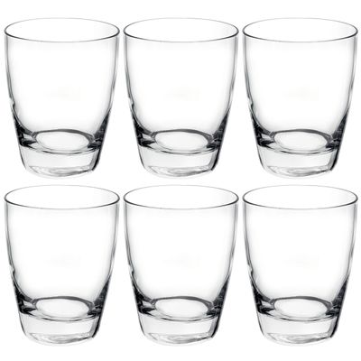 Set van 12x stuks tumbler waterglazen/drinkglazen transparant 280 ml
