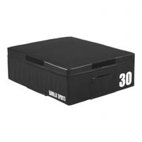 Gorilla Sports Plyo Box - 30 cm - Zwart - PVC - Jump box - thumbnail