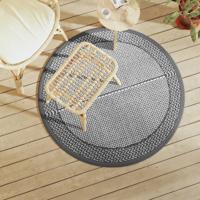 VidaXL Buitenkleed arakil ø120 cm pp grijs