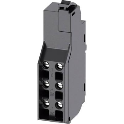 Siemens 3VA9988-0AA11 Hulpschakelaar 1 stuk(s) 2x wisselcontact Instelbereik (stroomsterkte): 10 A (max) Schakelspanning (max.): 600 V/AC (b x h x d) 14 x 56 x