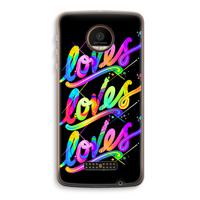 Loves: Motorola Moto Z Force Transparant Hoesje