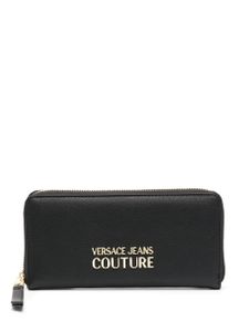 Versace Jeans Couture portefeuille à logo - Noir