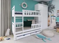 Stapelbed Kobe - Wit - Direct Leverbaar!