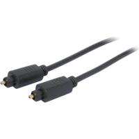 Kash 30L508 Toslink Digitale audio Aansluitkabel [1x Toslink-stekker (ODT) - 1x Toslink-stekker (ODT)] 1.50 m Zwart