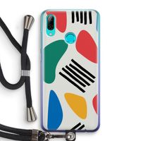Illustratieve pop 1: Huawei P Smart (2019) Transparant Hoesje met koord