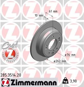 Remschijf Coat Z 285351420