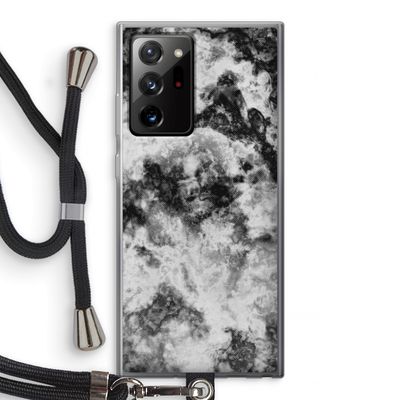 Onweer: Samsung Galaxy Note 20 Ultra / Note 20 Ultra 5G Transparant Hoesje met koord