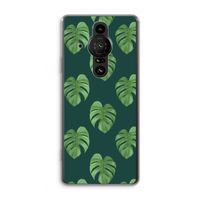 Monstera leaves: Sony Xperia Pro-I Transparant Hoesje