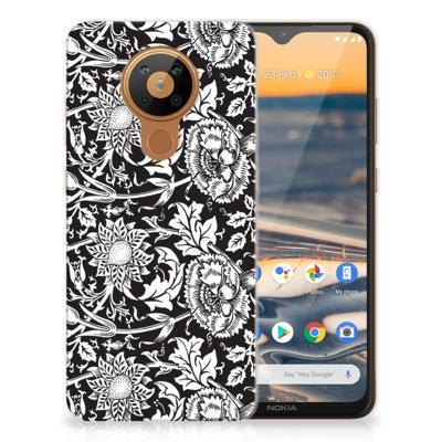 Nokia 5.3 | TPU Case | Black Flowers Nokia 5.3 | TPU Case | Black Flowers