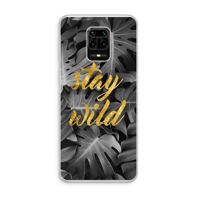 Stay wild: Xiaomi Redmi Note 10 Lite Transparant Hoesje