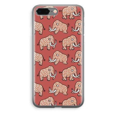 Mammoet: iPhone 8 Plus Transparant Hoesje