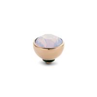 Melano Twisted Basic CZ Steentje Milk Pink | Rosé