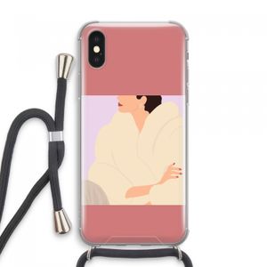 Cosy: iPhone XS Max Transparant Hoesje met koord